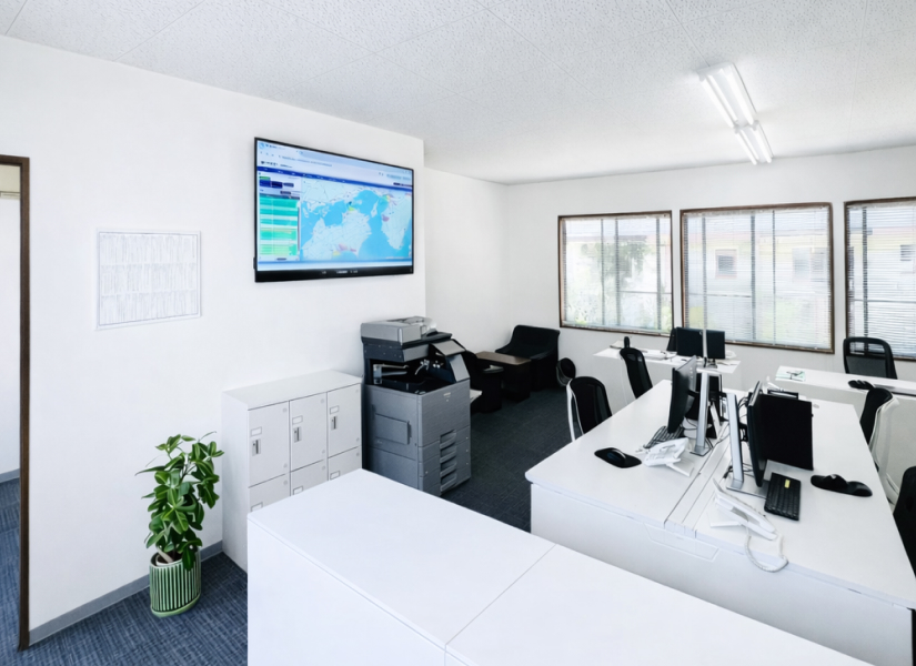 高知物流 事務所内