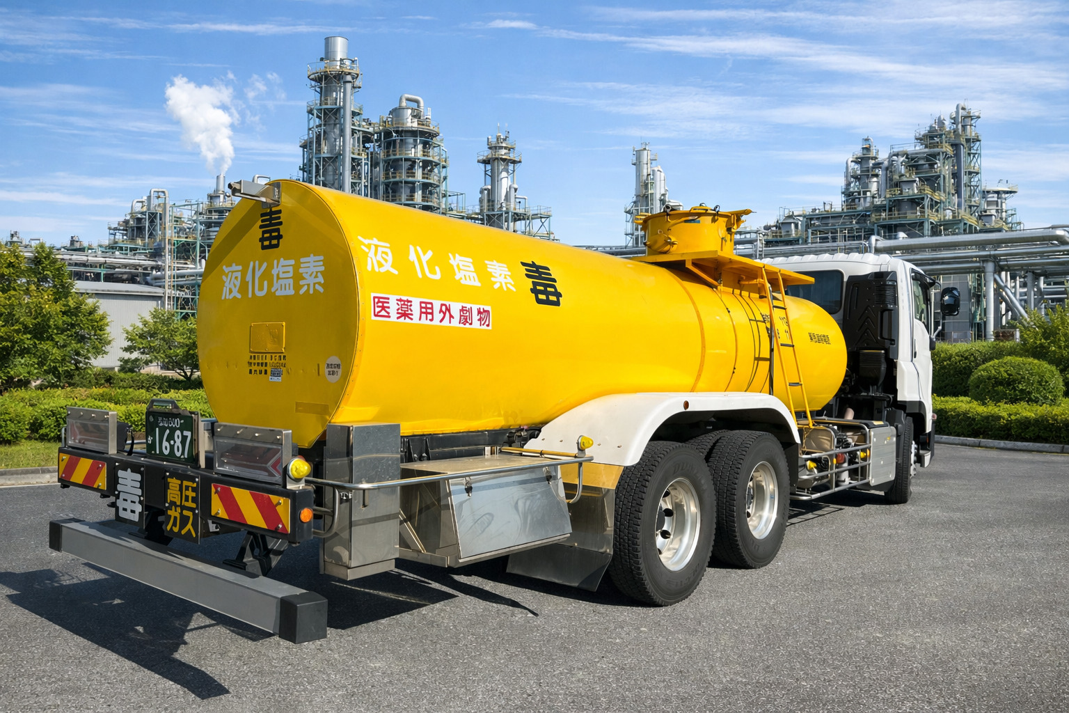 高圧ガスタンクローリー