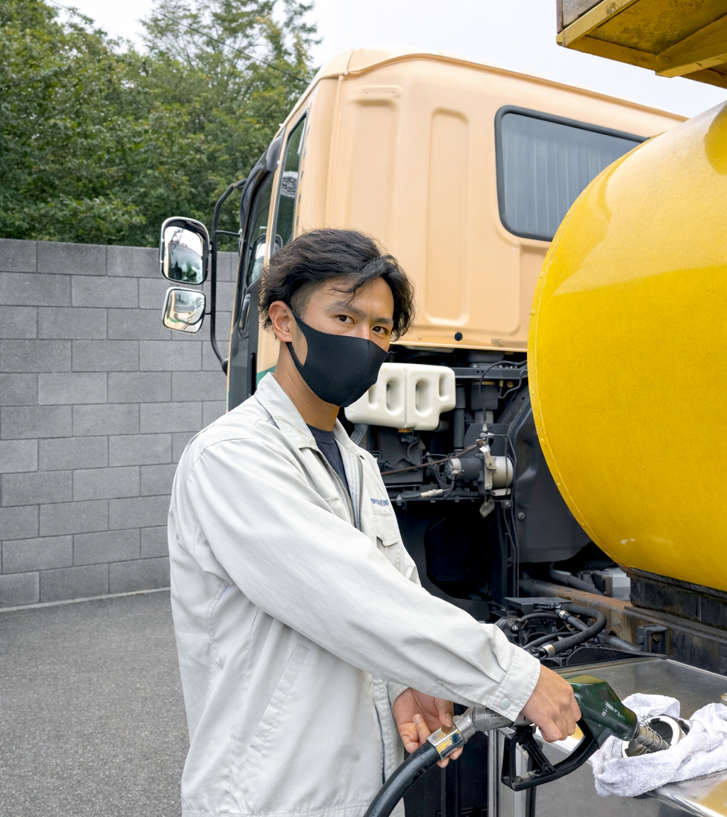 液化塩素ローリードライバー